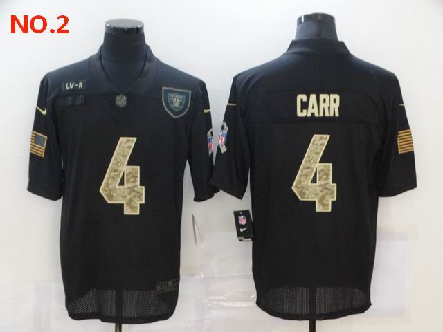 Men's Las Vegas Raiders 4 Derek Carr Jesey NO.2;